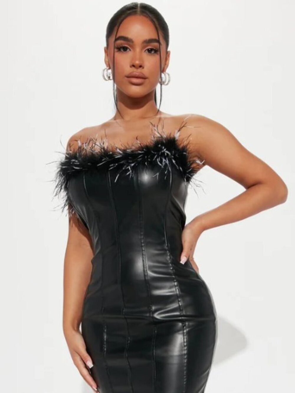 Fashion Nova Fast And Fabulous Mini Dress - Black